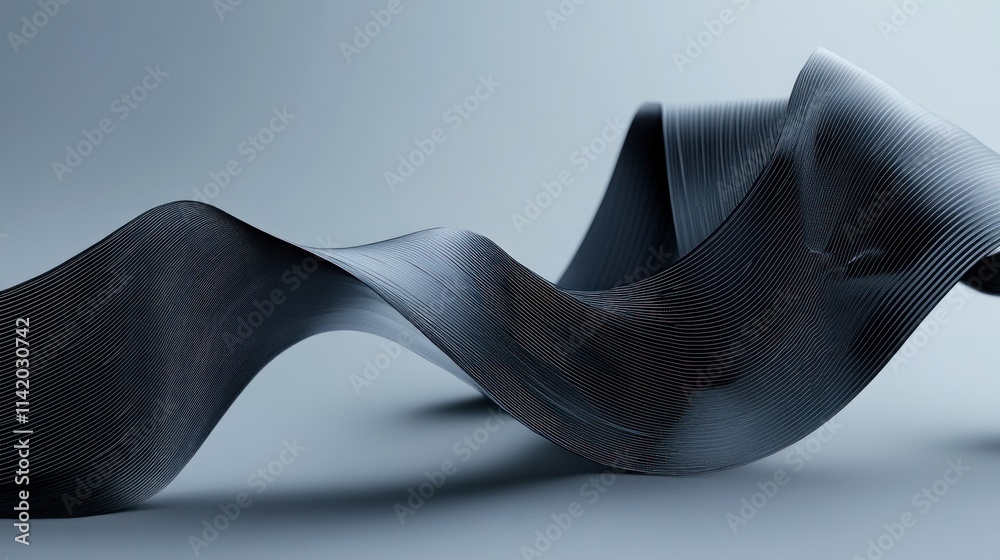 Abstract Wavy Lines in Dark Tones Abstract Wavy Lines in Dark Tones