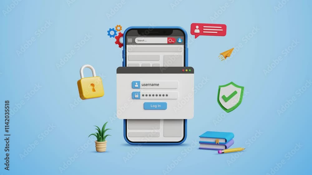 Cyber security, encryption, data protection, secure data privacy ...