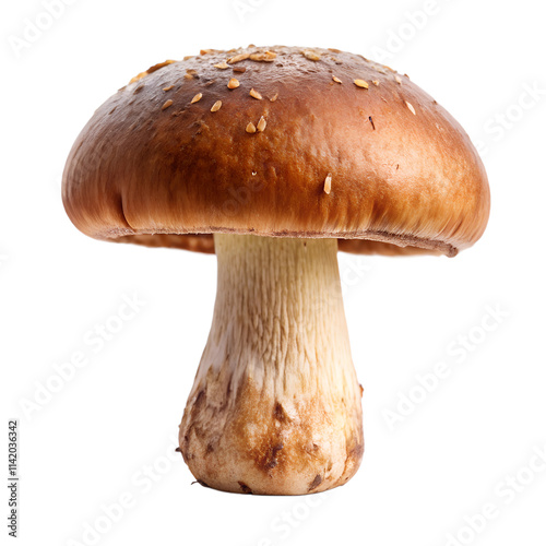 Champignon mushrooms isolated on white background