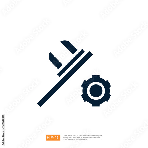 The image features a simple graphic representation of a caliper and a gear, symbolizing precision measurement and mechanical engineering.