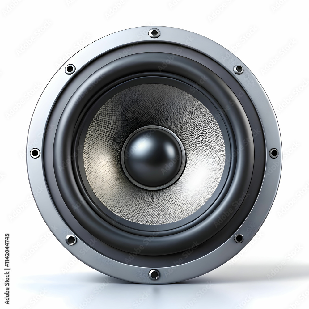 audio speaker on white background audio speaker on white background