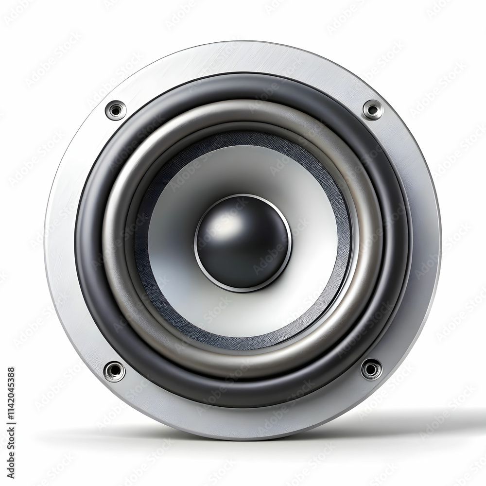 audio speaker on white background audio speaker on white background