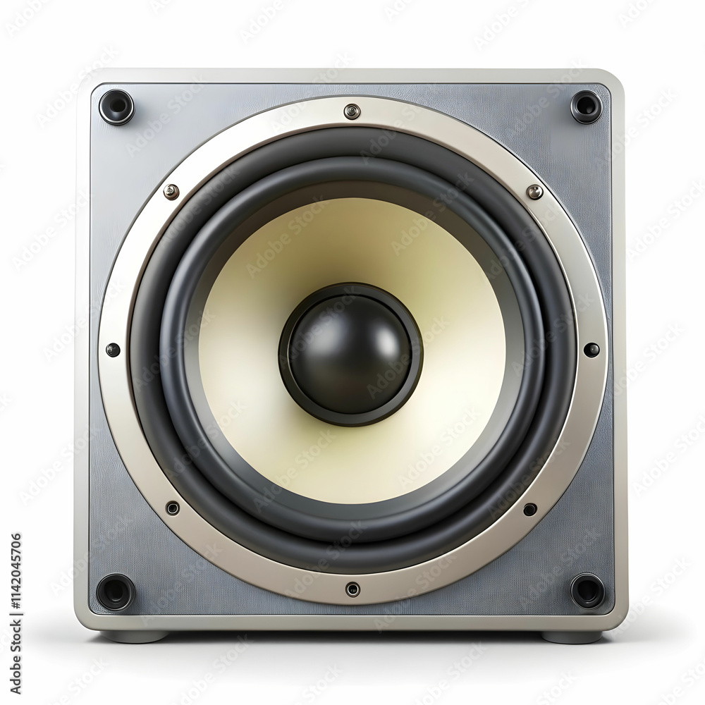 audio speaker on white background audio speaker on white background