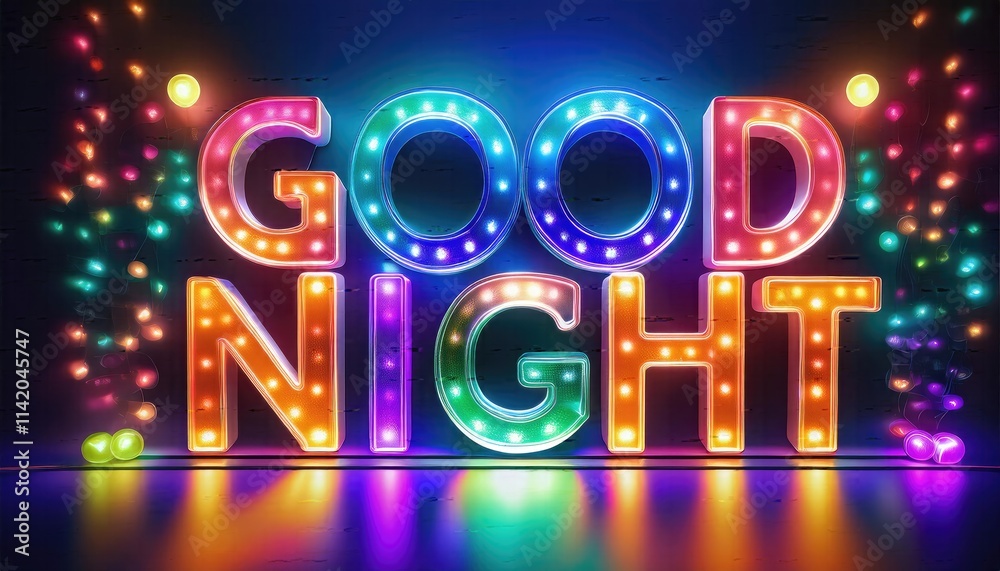 Good night images, Sweet dream and Good night concept, glowing glass 3d text a Good night and lamplights Good night images, Sweet dream and Good night concept, glowing glass 3d text a Good night and lamplights
