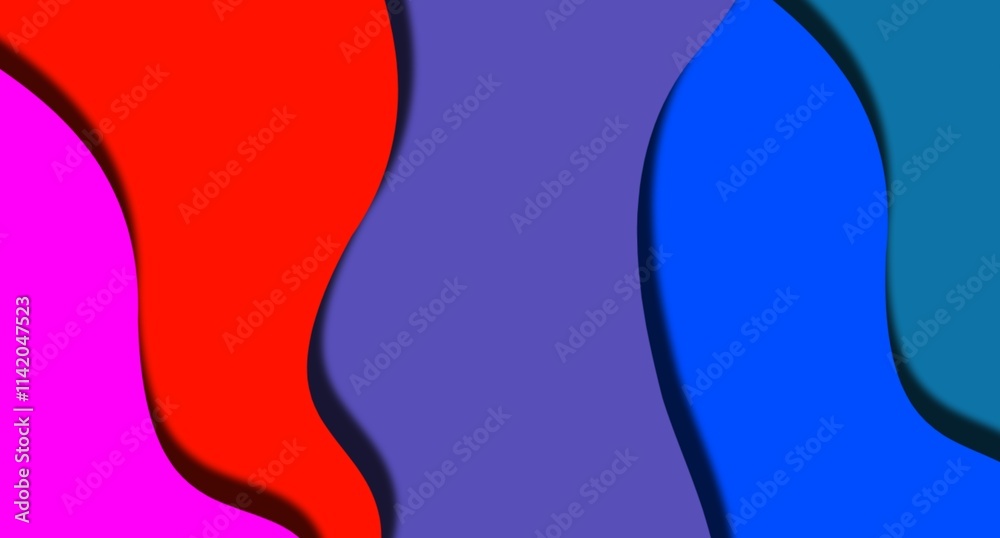 Multi layers soft colorful texture 3D papercut layers in gradient wallpaper banner. Abstract paper cut art background design for website template. concept or smooth origami paper cut Multi layers soft colorful texture 3D papercut layers in gradient wallpaper banner. Abstract paper cut art background design for website template. concept or smooth origami paper cut
