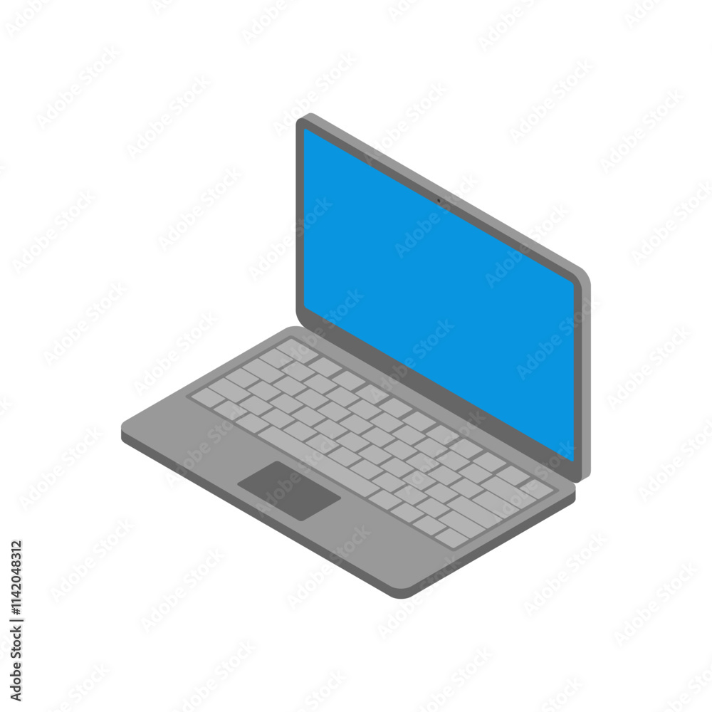 Laptop isolated. portable compute. Digital device Laptop isolated. portable compute. Digital device