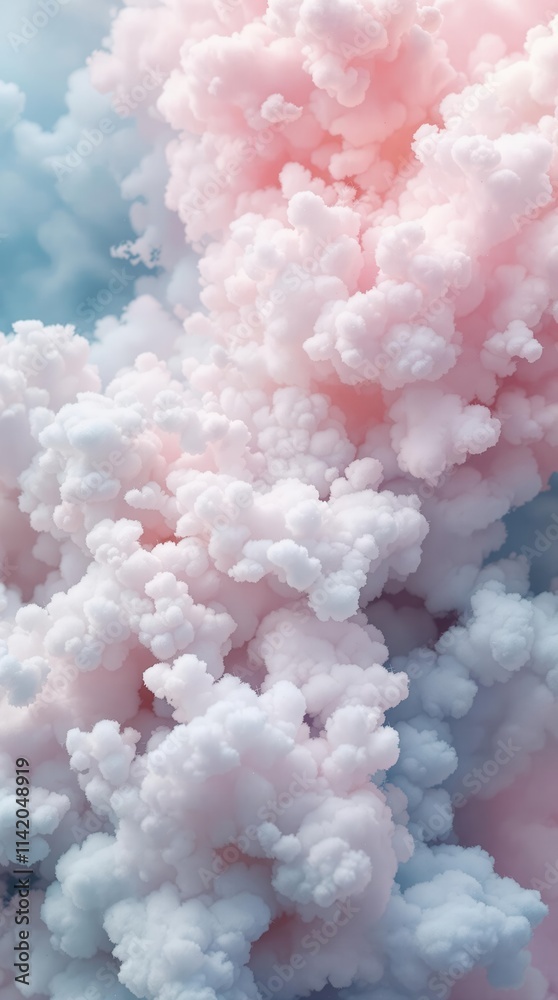 Fototapeta premium Abstract colorful clouds background