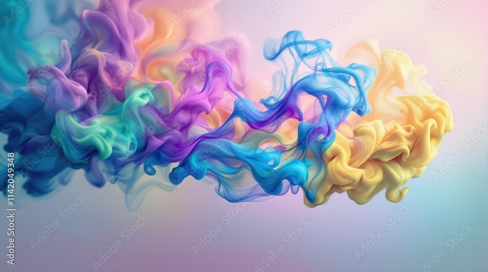 Abstract colorful smoke Abstract colorful smoke
