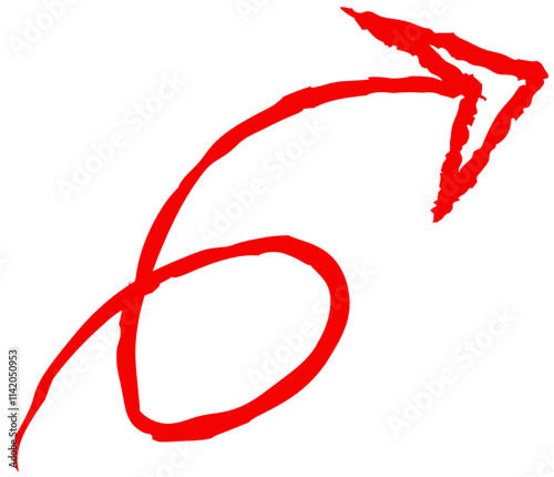  arrow correction mark