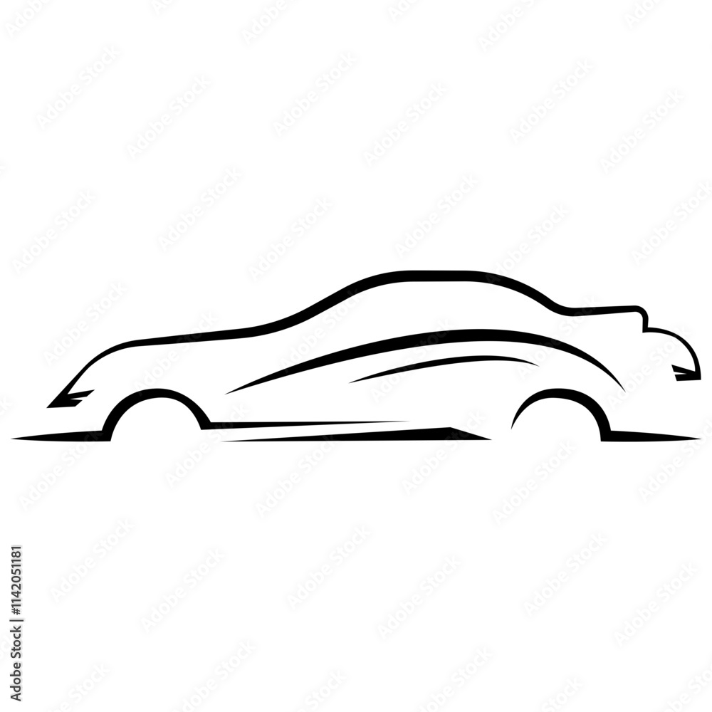 simple car logo vector illustration simple car logo vector illustration