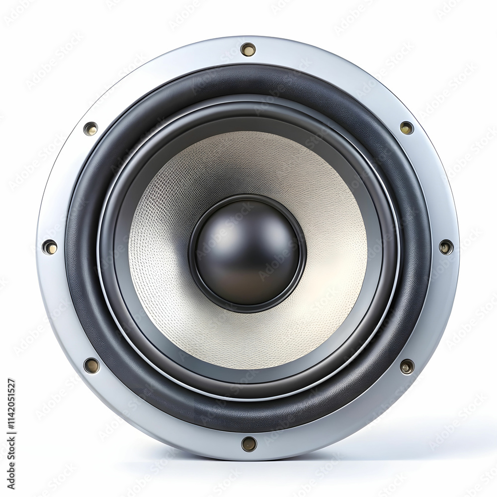 audio speaker on white background audio speaker on white background