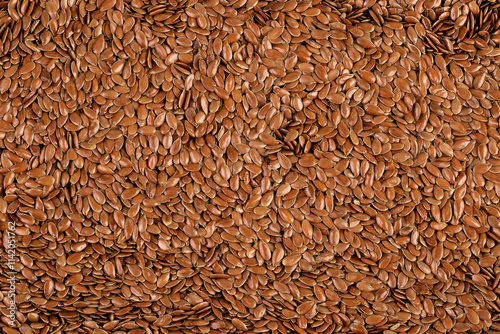 flaxseed as a background. Top view. Flat lay