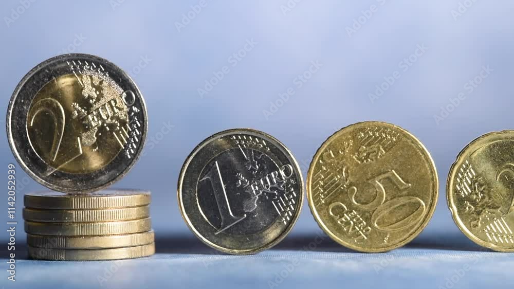 euros piece monnaie finances banque argent