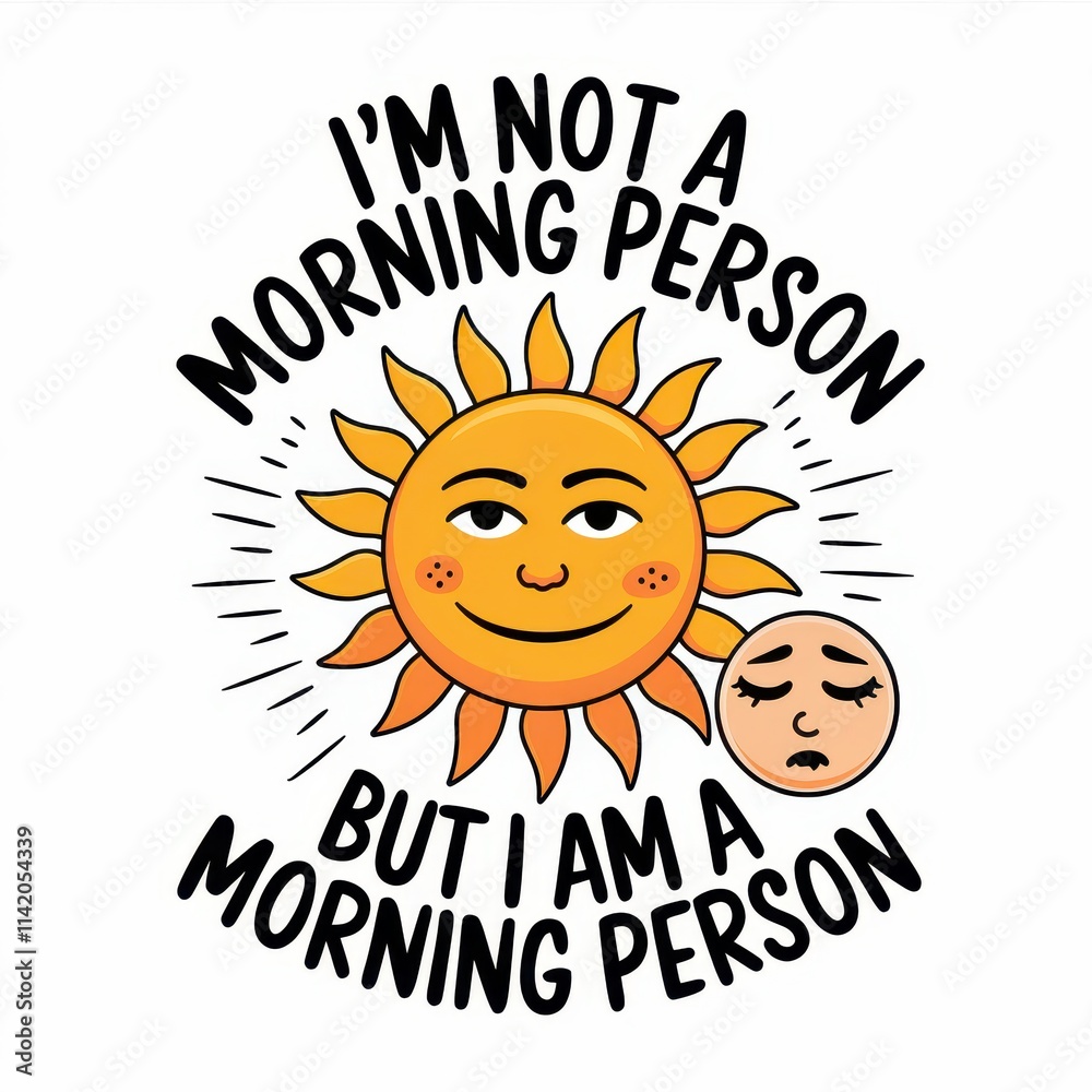 A Happy Sun Says Im Not A Morning Person But I Am A Morning Person A Happy Sun Says Im Not A Morning Person But I Am A Morning Person