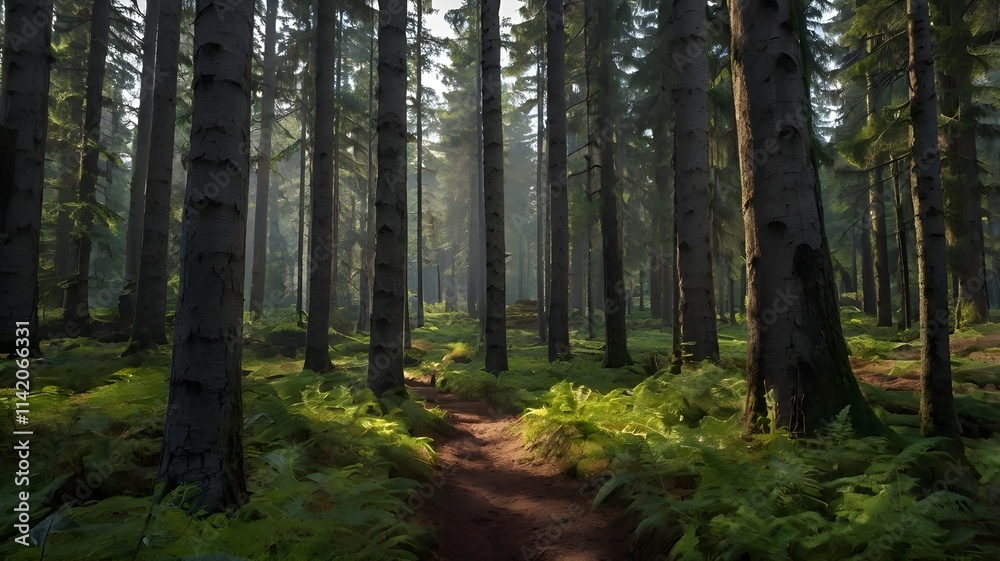 Fototapeta premium , landscape, forest