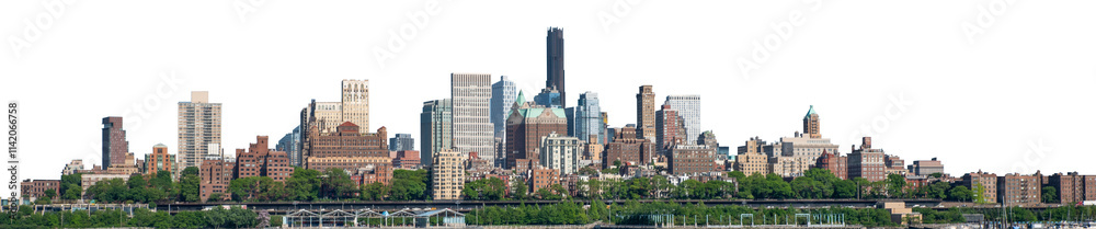 Brooklyn skyline buildings daytime view with transparent no background PNG Brooklyn skyline buildings daytime view with transparent no background PNG