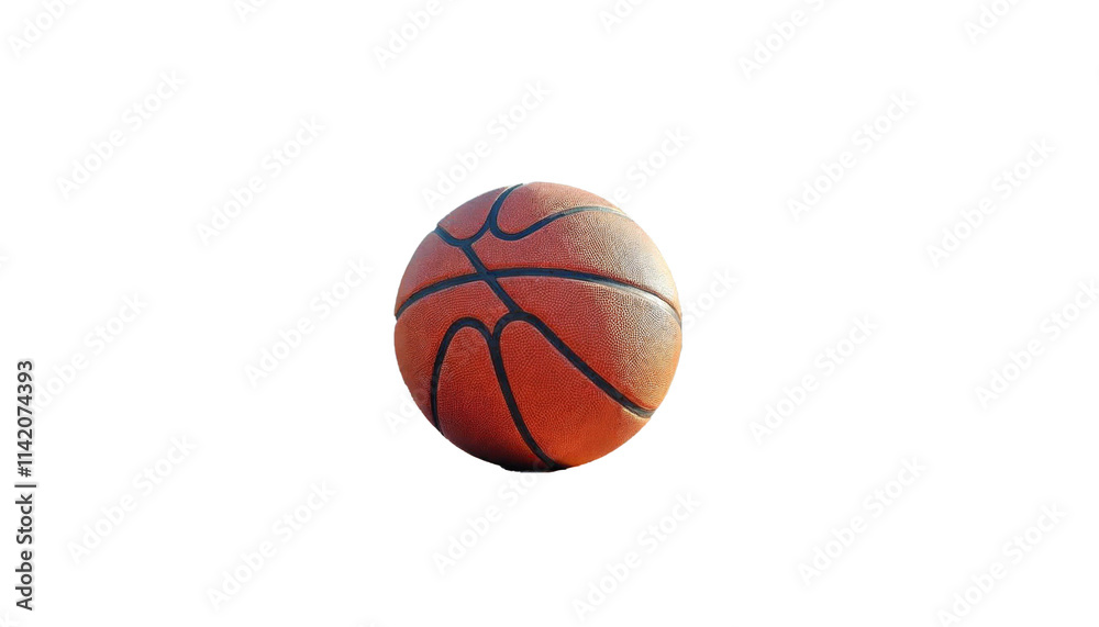 Basketball full details isolated on white background, Basketball sports equipment on white With png file. Basketball full details isolated on white background, Basketball sports equipment on white With png file.