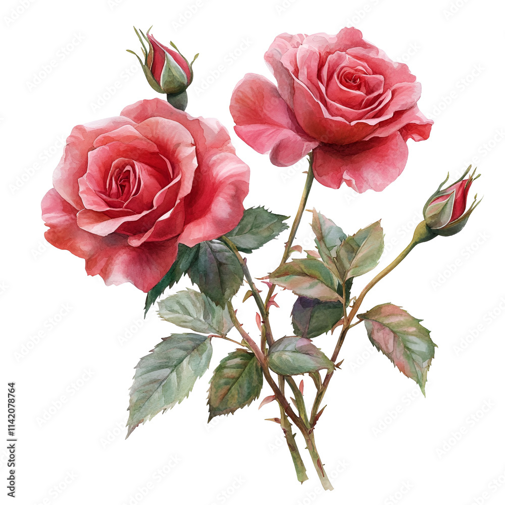 Fototapeta premium bouquet of pink roses