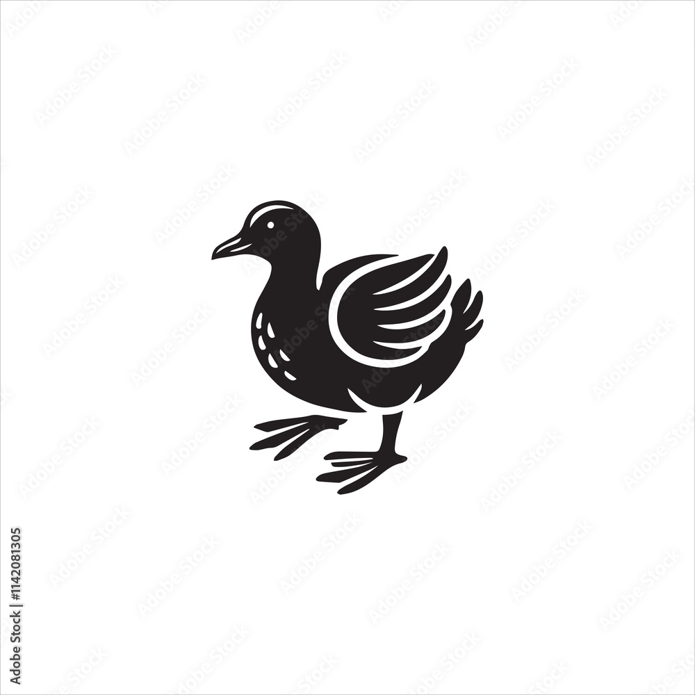 Fototapeta premium bird on a branch of tree