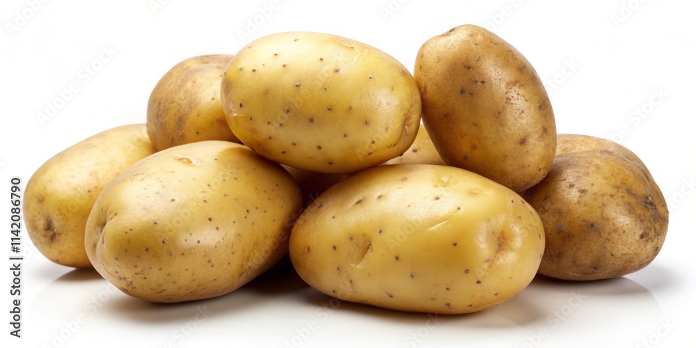 Organic Potato Silhouette Photography: Fresh, Healthy, Image with Shadow Organic Potato Silhouette Photography: Fresh, Healthy, Image with Shadow