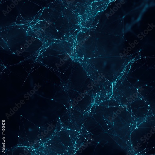 interconnected dark blue abstract background and secure data flow, symbolizing corporate control, accountability and fraud prevention in a large corporate environment