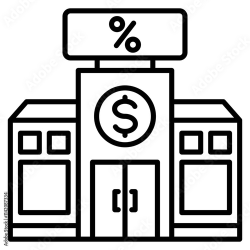 tax office single icon