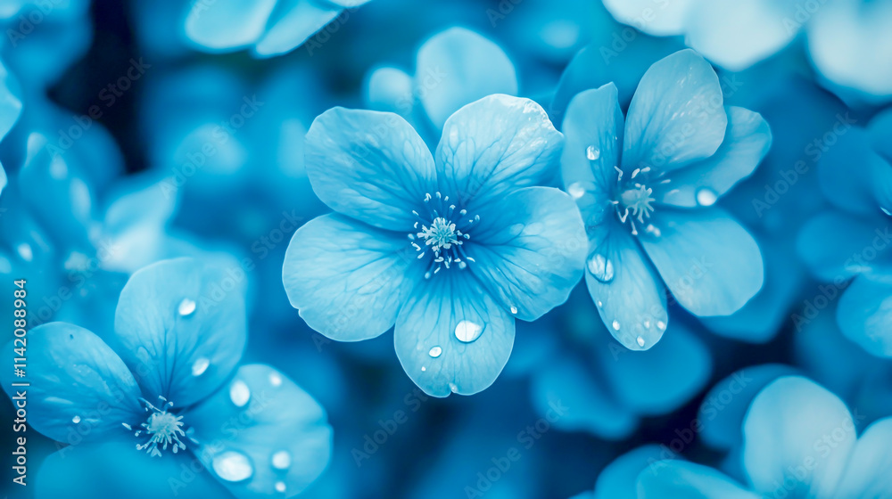Beautiful Blue Flower Pattern Background Wallpaper for a Serene and Elegant Look Beautiful Blue Flower Pattern Background Wallpaper for a Serene and Elegant Look