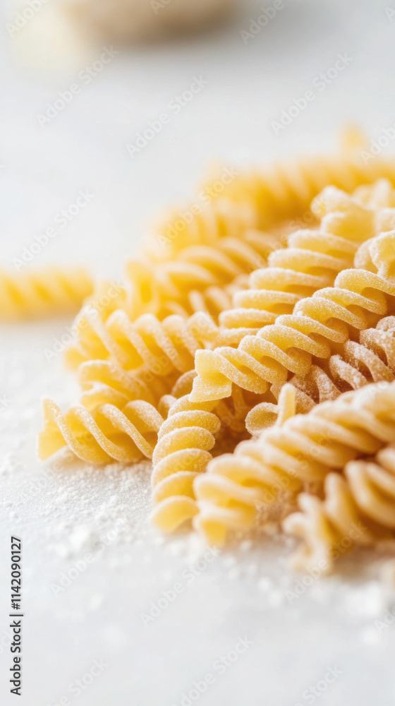 Close-up of gluten-free pasta package highlighting texture and detail for health-conscious dietary options Close-up of gluten-free pasta package highlighting texture and detail for health-conscious dietary options