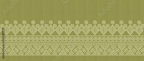 traditional seamless BANDHANI boder abstract