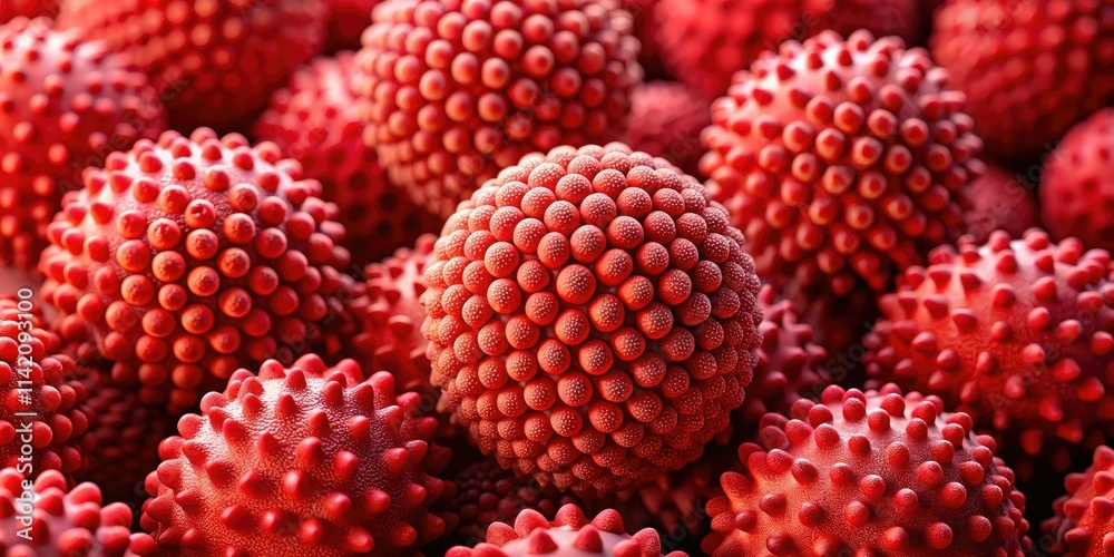 Prevent viral outbreaks through healthy eating. This microscopic food image depicts a red virus pattern, emphasizing COVID-19 food safety. Prevent viral outbreaks through healthy eating. This microscopic food image depicts a red virus pattern, emphasizing COVID-19 food safety.