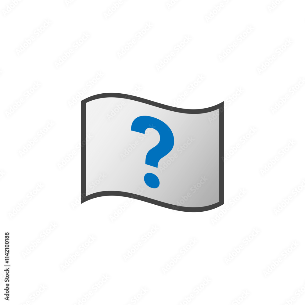 White Flag with Question Mark Emoji
White Flag with Question Mark Emoji