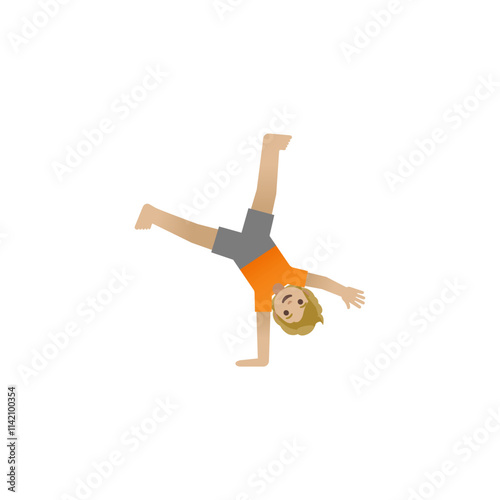 Person Doing Cartwheel Emoji  
