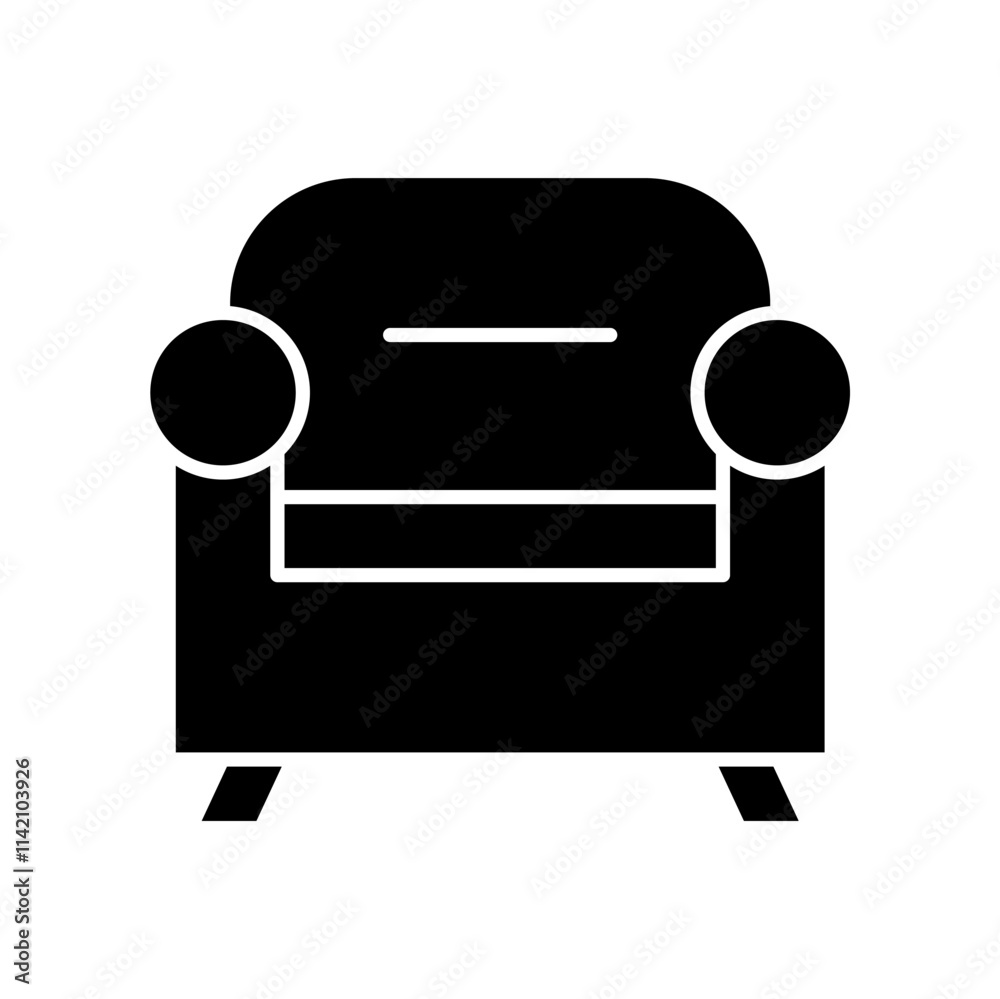 sofa icon, modern vector isolated on white background. sofa icon, modern vector isolated on white background.