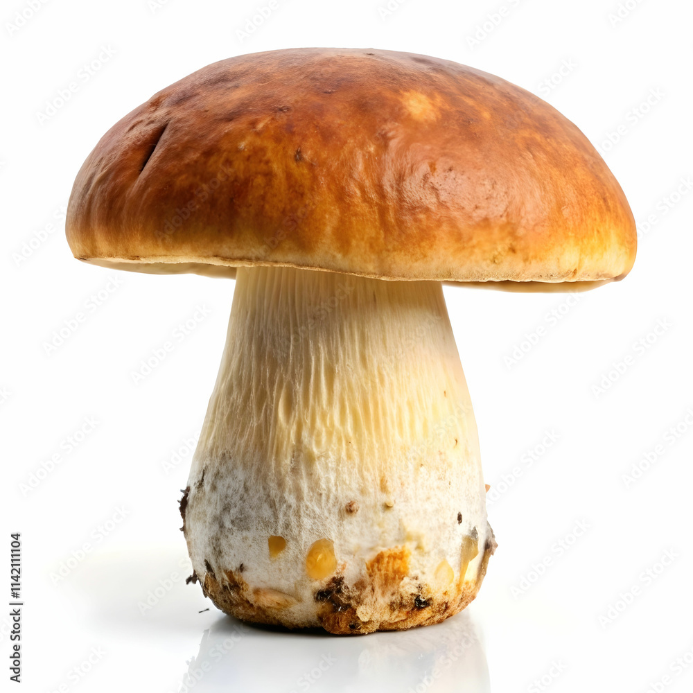 mushroom on white background