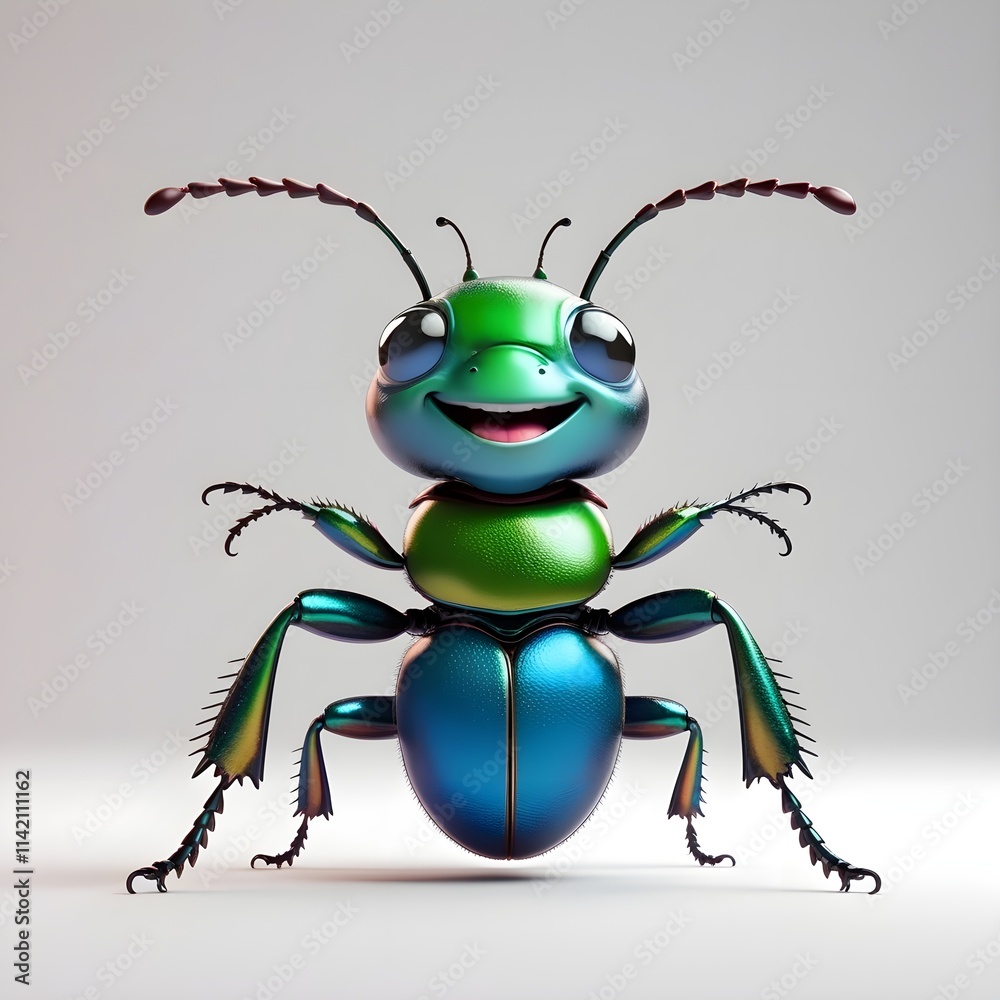 Beautiful Happy Beetle clipart on white background, beetle Artwork with Intricate Details for Nature Projects Beautiful Happy Beetle clipart on white background, beetle Artwork with Intricate Details for Nature Projects