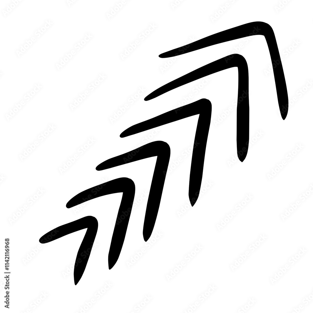 Arrow line sketch doodle with hand drawn style Arrow line sketch doodle with hand drawn style
