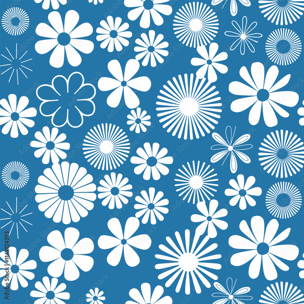 seamless pattern with flowers seamless pattern with flowers