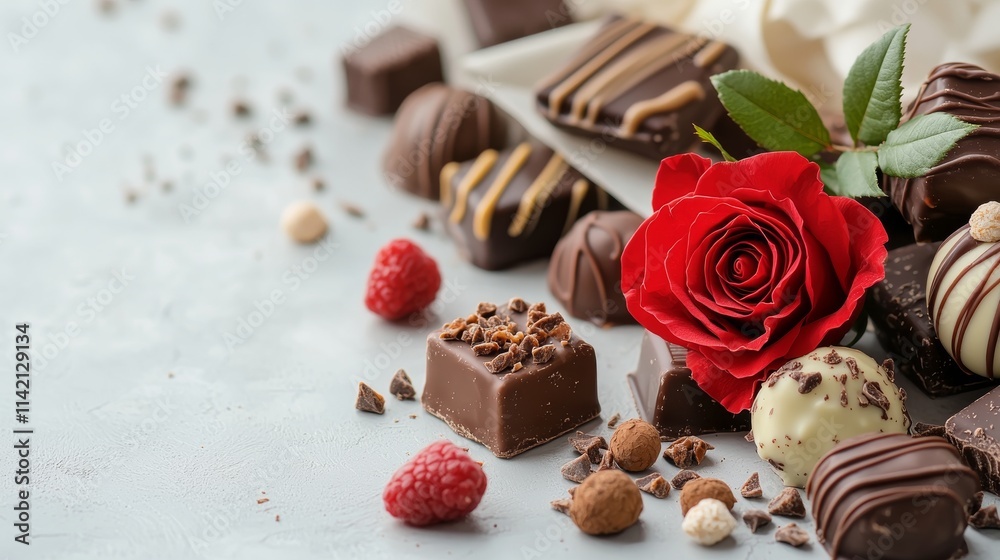 Chocolates and Rose for Love Chocolates and Rose for Love