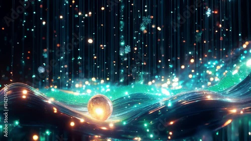 Abstract Christmas background