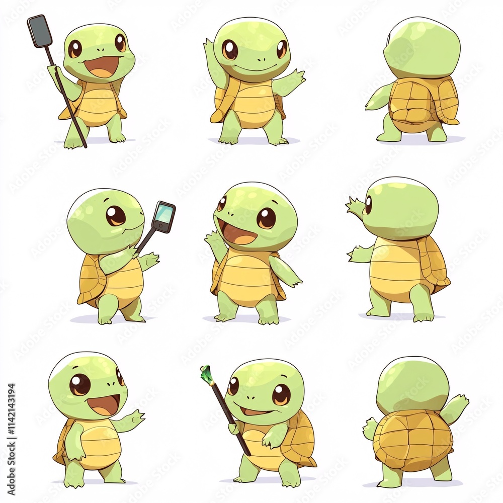 Obraz premium set of funny cartoon