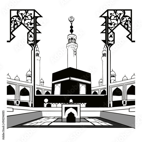 Kaaba Illustration"