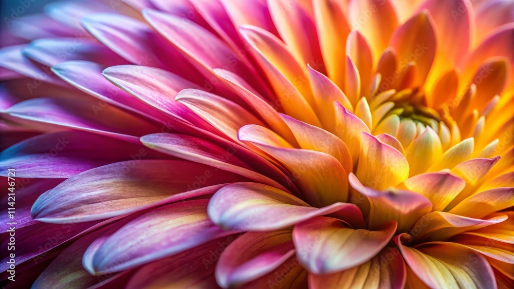 Flower Petal Macro Photography: Rule of Thirds, Color Gradient, Texture Detail Flower Petal Macro Photography: Rule of Thirds, Color Gradient, Texture Detail