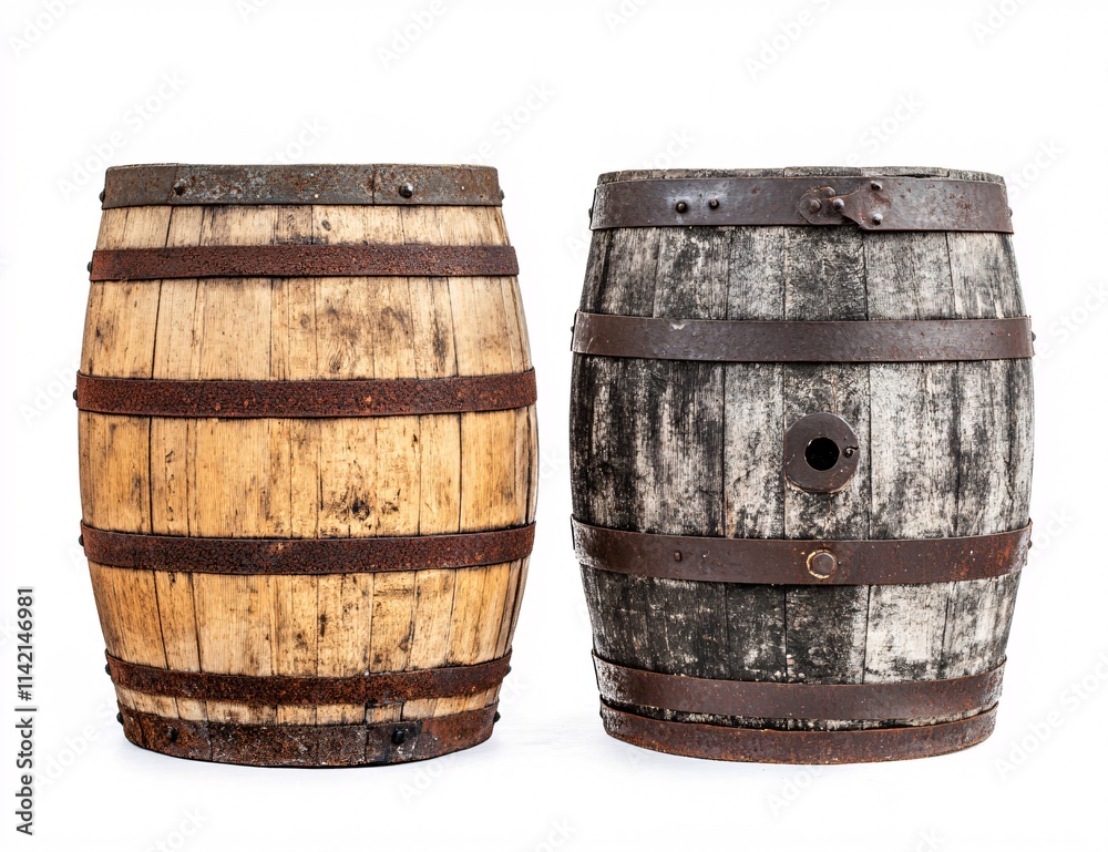 Obraz premium old wooden barrel