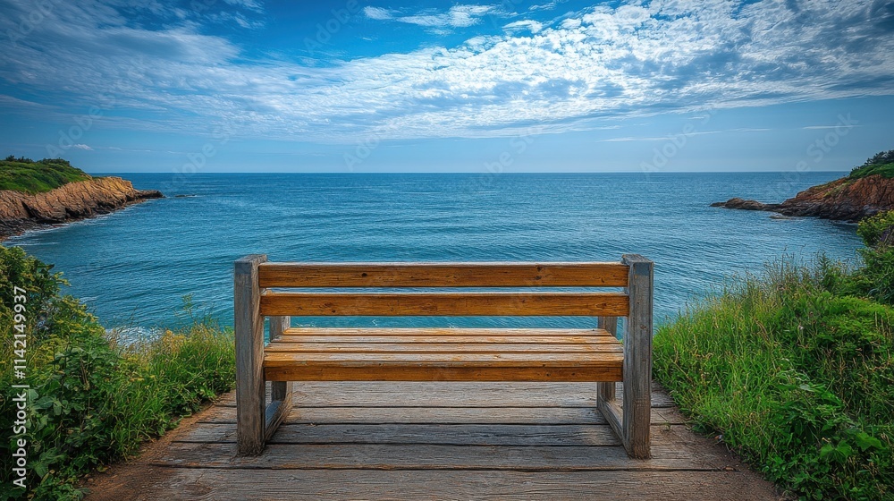 pier for marines wooden platform with a seat on it the pier faces the ocean seaside promontories blue skies and a wooden pier a bench by the sea for leisure marine natur pier for marines wooden platform with a seat on it the pier faces the ocean seaside promontories blue skies and a wooden pier a bench by the sea for leisure marine natur