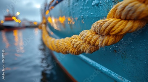 ship anchored in the harbor the ropes of a ship that is moore