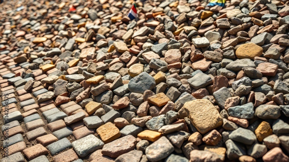Colorful Cobblestone Pile - High Resolution Image - Stunning Stone Texture Colorful Cobblestone Pile - High Resolution Image - Stunning Stone Texture