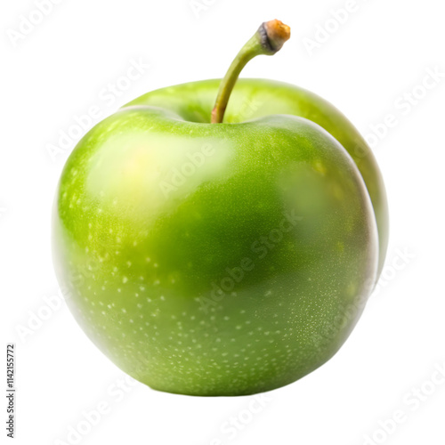 ripe greengage isolated on transparent background photo