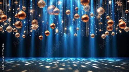 Christmas concert stage