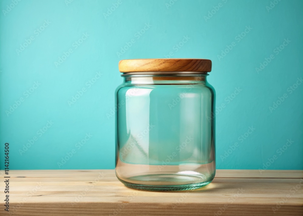 Sustainable Glass Jar with Wooden Lid - Eco-Friendly Food & Drink Storage Sustainable Glass Jar with Wooden Lid - Eco-Friendly Food & Drink Storage