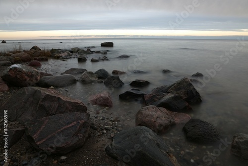 stones in the sea